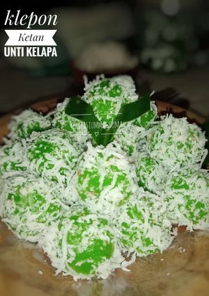 Foto resep Klepon Ketan Unti Kelapa Kenyal No Kapur Sirih