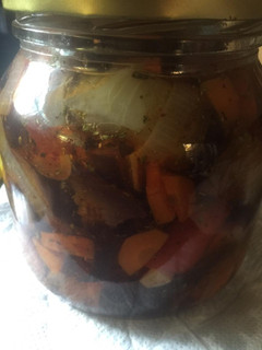 Una foto de Berenjenas al Escabeche