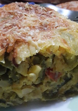 Una foto de Soufflé de zapallitos