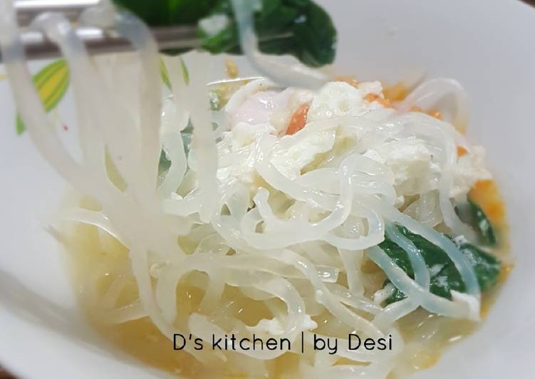 Resep Mie rebus keto rasa mie instan, Bikin Ngiler