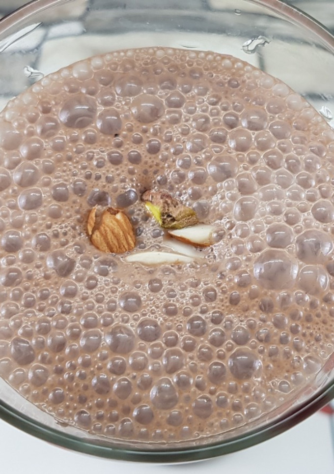 A picture of Cocoa Lassi.