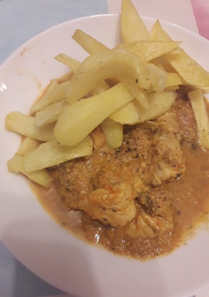 Una foto de Pollo a la naranja