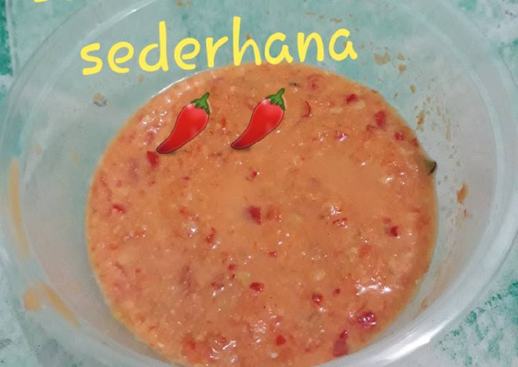 Sambel kemiri sederhana buat teman makan soto 🌶🌶