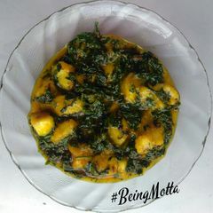 Kela Methi subzi A picture of Kela Methi subzi.
