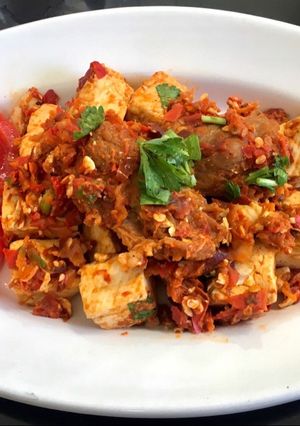Foto resep Resep diet no oil, #6 (tahu daging balado)