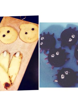 A picture of Halloween Cookies.