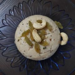 A picture of Upma with nuts.