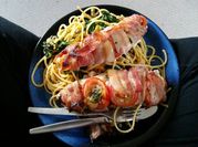 A picture of capers with fish