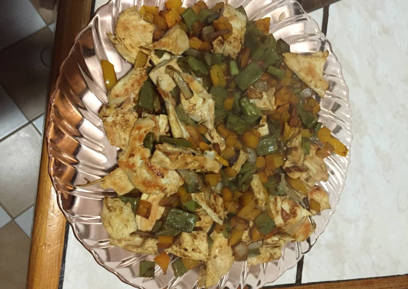 Alambre de pollo al Fitness