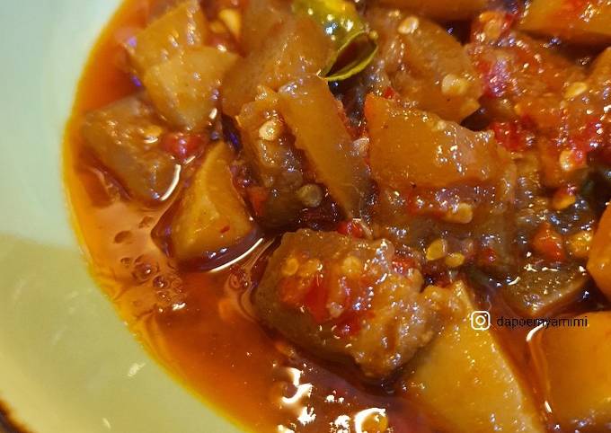 Resep Oseng Kikil Mercon Anti Gagal