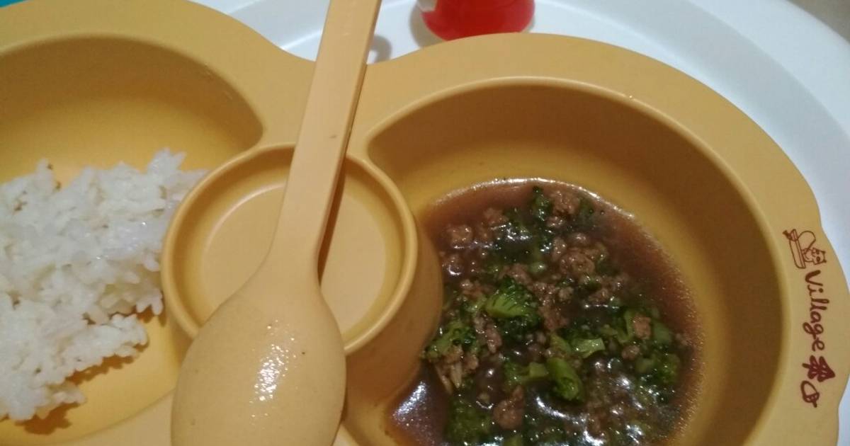 Resep Brokoli Cah Daging Sapi, Mpasi 1yr (+) oleh Alishba Pratangga