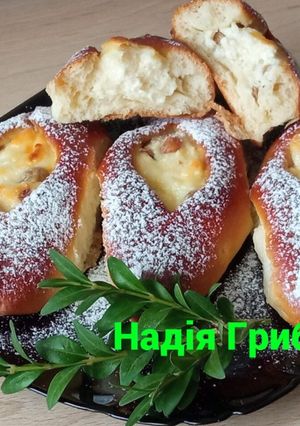 Фото Булочки з сирною начинкою.
