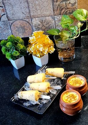 A picture of Mango Kulfi.