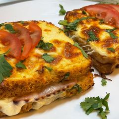 A picture of We eat these sandwiches three times a week!.