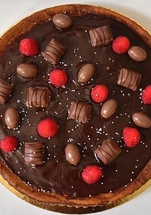Une photo de Marbré Nutella/banane 🍌Glaçage au Nutella 🍫