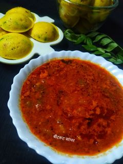 बीटरूट सांबर (beetroot sambar recipe in Hindi) रेसिपी मुख्य फोटो
