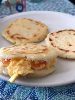 Una foto de Arepas venezolanas
