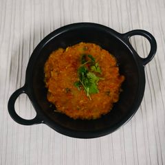 A picture of Dudhi bhartha.
