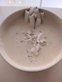 Una foto de Arroz de leche con coco
