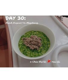 cháo thịt bò ăn dặm