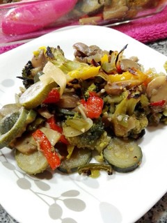 Una foto de Verduras al horno