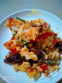Foto resep Sambal bawang ikan pari asap