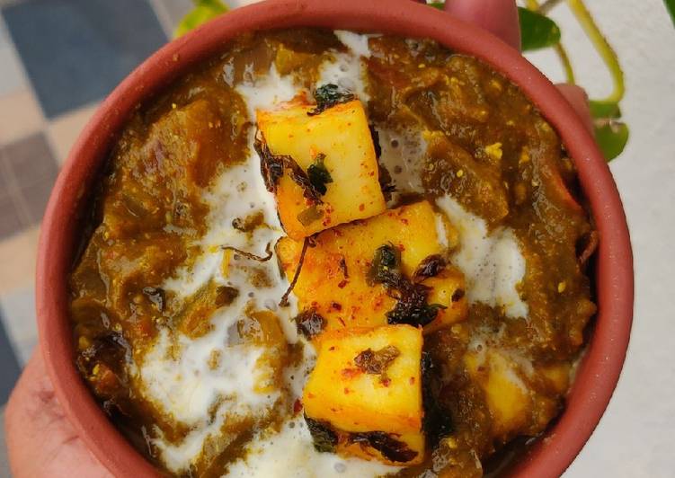 The Simple and Healthy Palak paneer