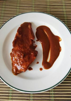 Foto principal de Merluza en salsa de tomate y chocolate