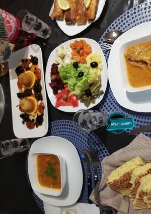 صورة لوصفة شوربة فريك بالدجاج