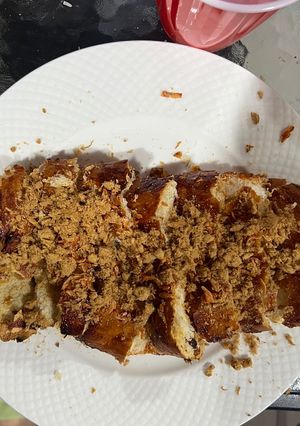 Hình của món Bánh mì nướng muối ớt.