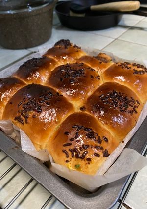 Foto resep Roti Sobek Cokelat Dengan Mixer!