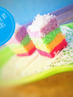 Foto resep Rainbow Cake Kukus Ny Liem