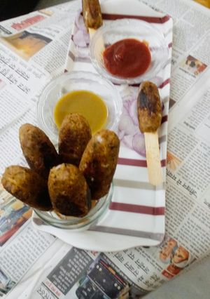 A picture of Black chickpeas kabab.