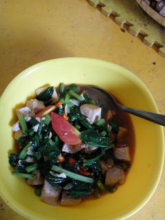 Foto resep Oseng Mercon Sawi Tahu