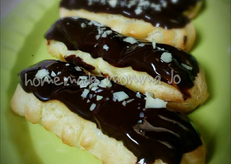 Eclairs dan profiteroles