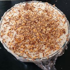 A picture of My Chocolate Orange Aero Cheesecake No Bake.