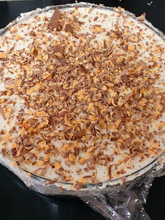 A picture of My Chocolate Orange Aero Cheesecake No Bake.