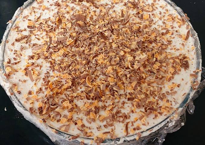 My Chocolate Orange Aero Cheesecake No Bake