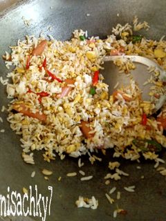 Foto resep Nasi goreng sosis