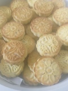 صورة لوصفة معمول بثلاث مكونات فقط 💙😋