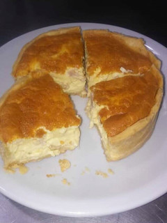Una foto de Tarta sin tapa (Quiche lorraine)