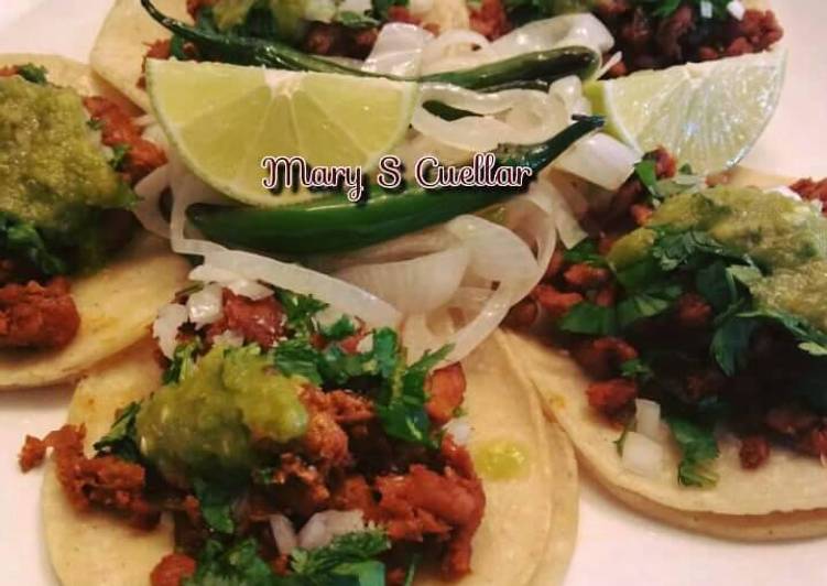 Tacos al pastor de cerdo 🐷🐷