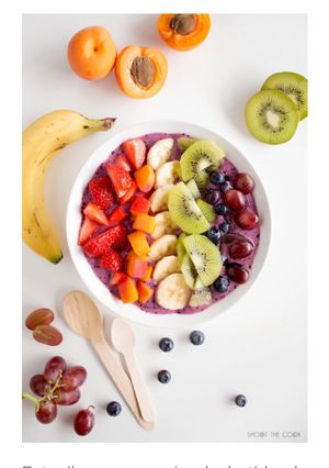 Una foto de Batido de frutas🍓🍐🍎🍌🍉🍊