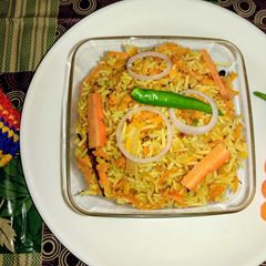 Carrot Pulao A picture of Carrot Pulao.