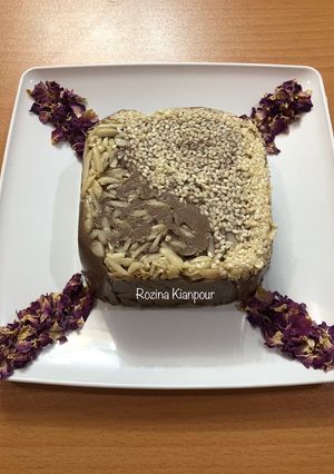 عکسی از دستور حلوا ارده شکلاتی