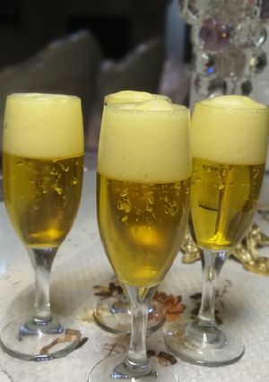 عکسی از دستور ژله شامپاینی
