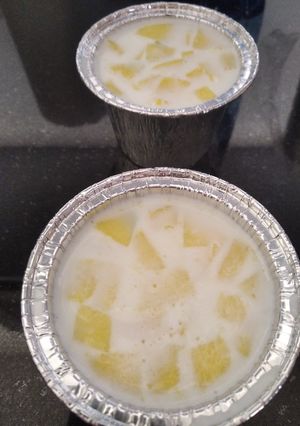 Una foto de Yogurt de mango en freidora de aire cecofry 4D