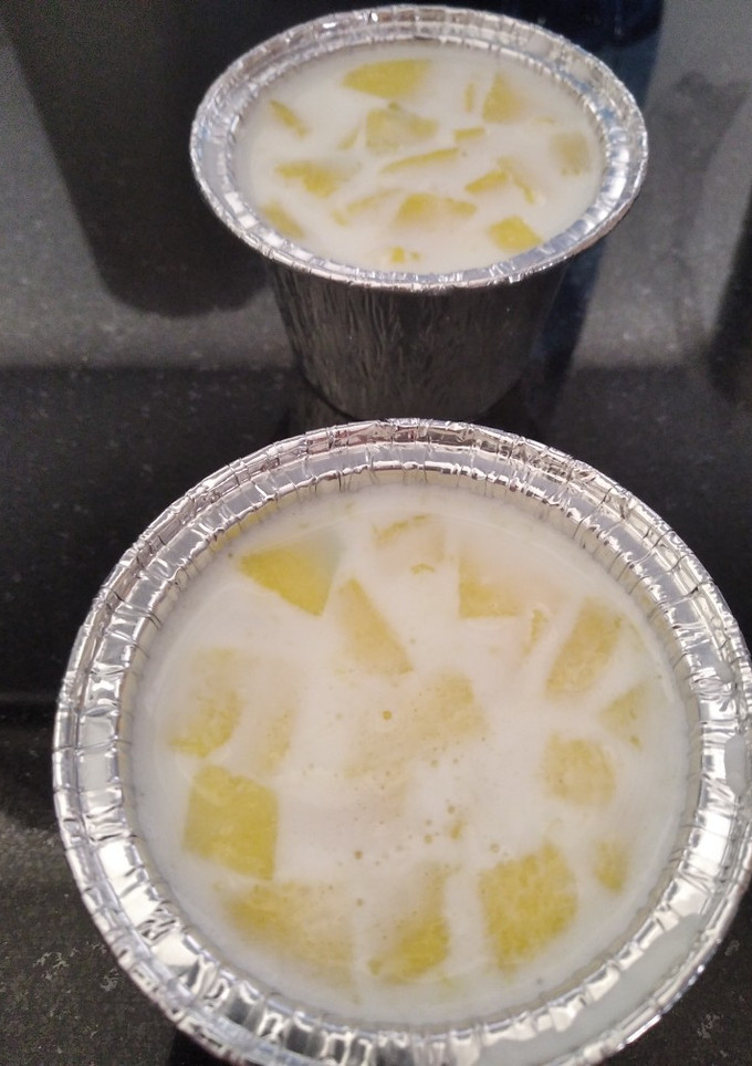 Una foto de Yogurt de mango en freidora de aire cecofry 4D