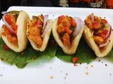 Chicken bao in indian style