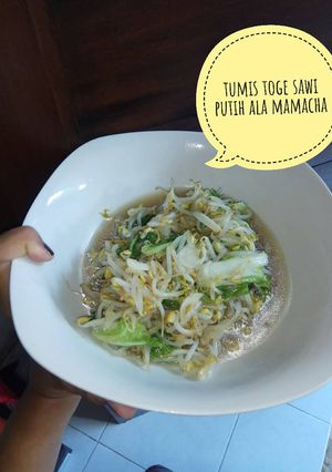 Foto resep Tumis toge sawi putih